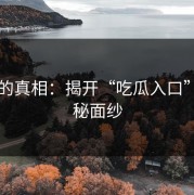 隐藏的真相：揭开“吃瓜入口”的神秘面纱